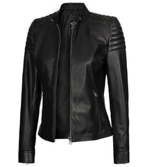 Carrie Leather Jacket for Women JNW-0007
