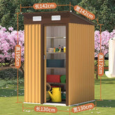 Outdoor Storage Shed Waterproof Garden Tool Room Mobile Simple Room Backyard Utility Room