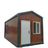 20ft Prefabricated Miniature Outdoor Shed Low Cost Backyard Storage Container with Steel Sandwich Panel for Farmhouse Barn House