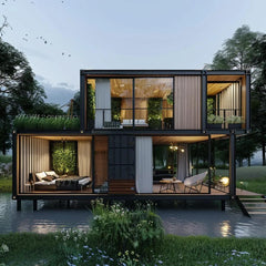 Container House Luxury 20ft & Modular Detachable Prefab Steel Tiny House Concept for Usedetachable Container House