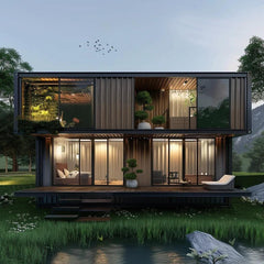 Container House Luxury 20ft & Modular Detachable Prefab Steel Tiny House Concept for Usedetachable Container House