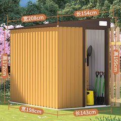 Outdoor Storage Shed Waterproof Garden Tool Room Mobile Simple Room Backyard Utility Room