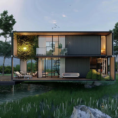 Container House Luxury 20ft & Modular Detachable Prefab Steel Tiny House Concept for Usedetachable Container House