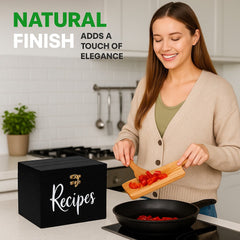 Recipe box pack of 3