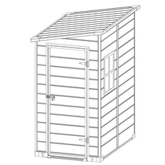 Superior Quality Prefabricated Garden Portable Sheds Outdoor Storage Shelter Plastic Storage Shed for Backyard Used