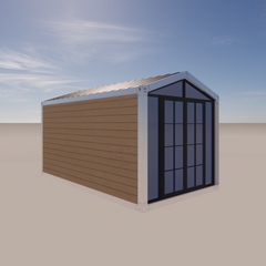 20ft Prefabricated Miniature Outdoor Shed Low Cost Backyard Storage Container with Steel Sandwich Panel for Farmhouse Barn House