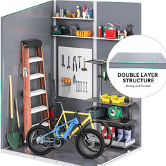 Superior Quality Prefabricated Garden Portable Sheds Outdoor Storage Shelter Plastic Storage Shed for Backyard Used